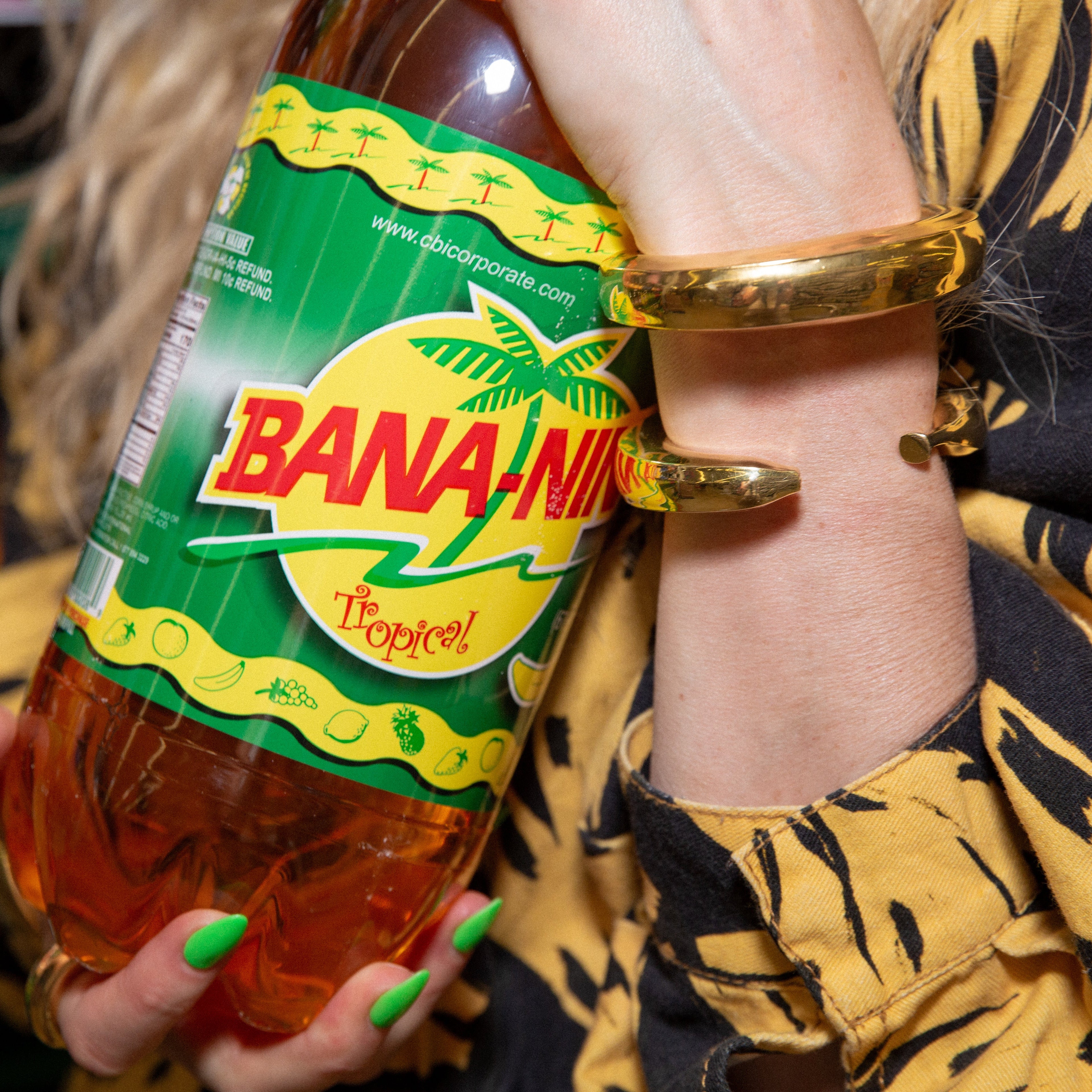 Ape$h!t Gold Banana Cuff