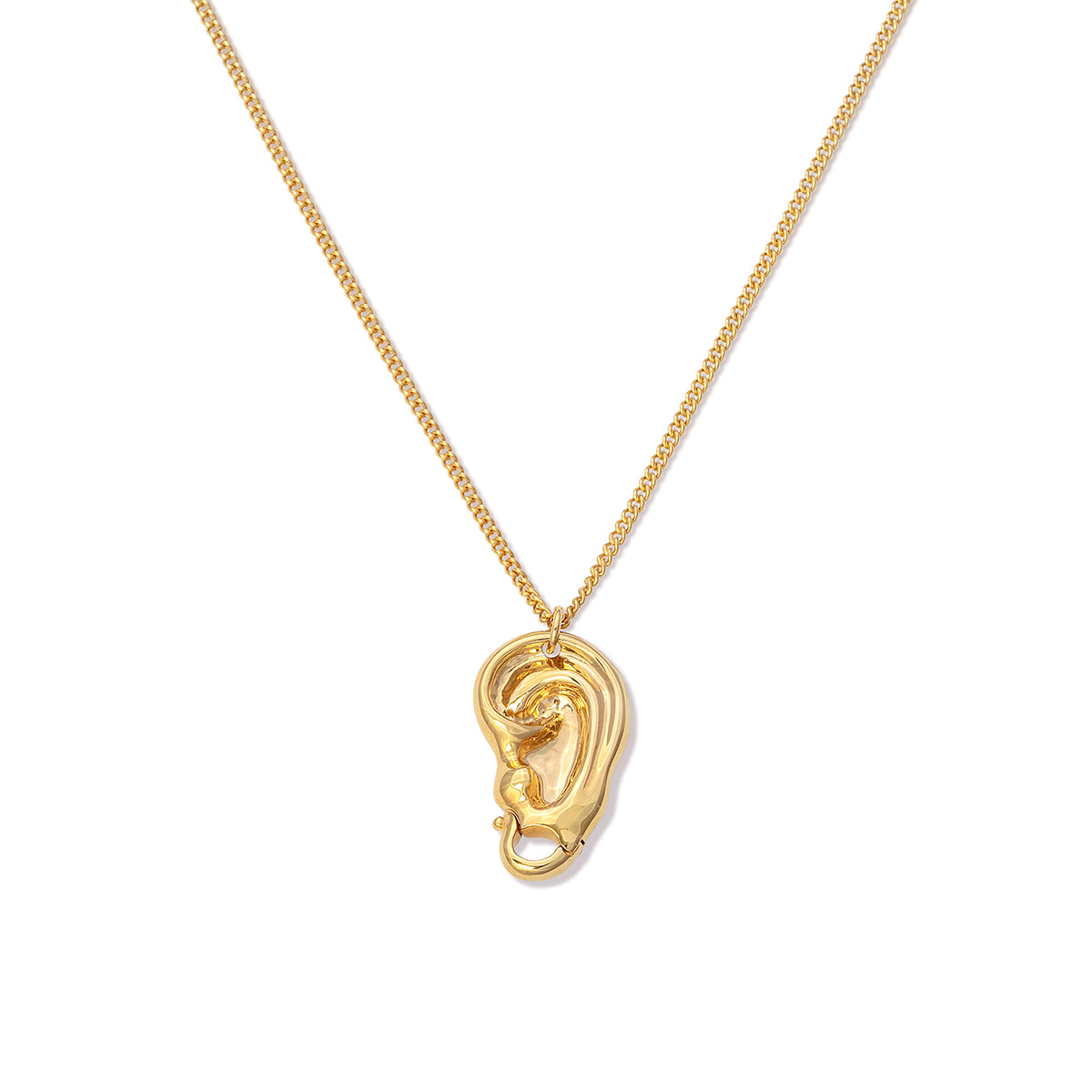Eavesdrop Gold Clasp Necklace
