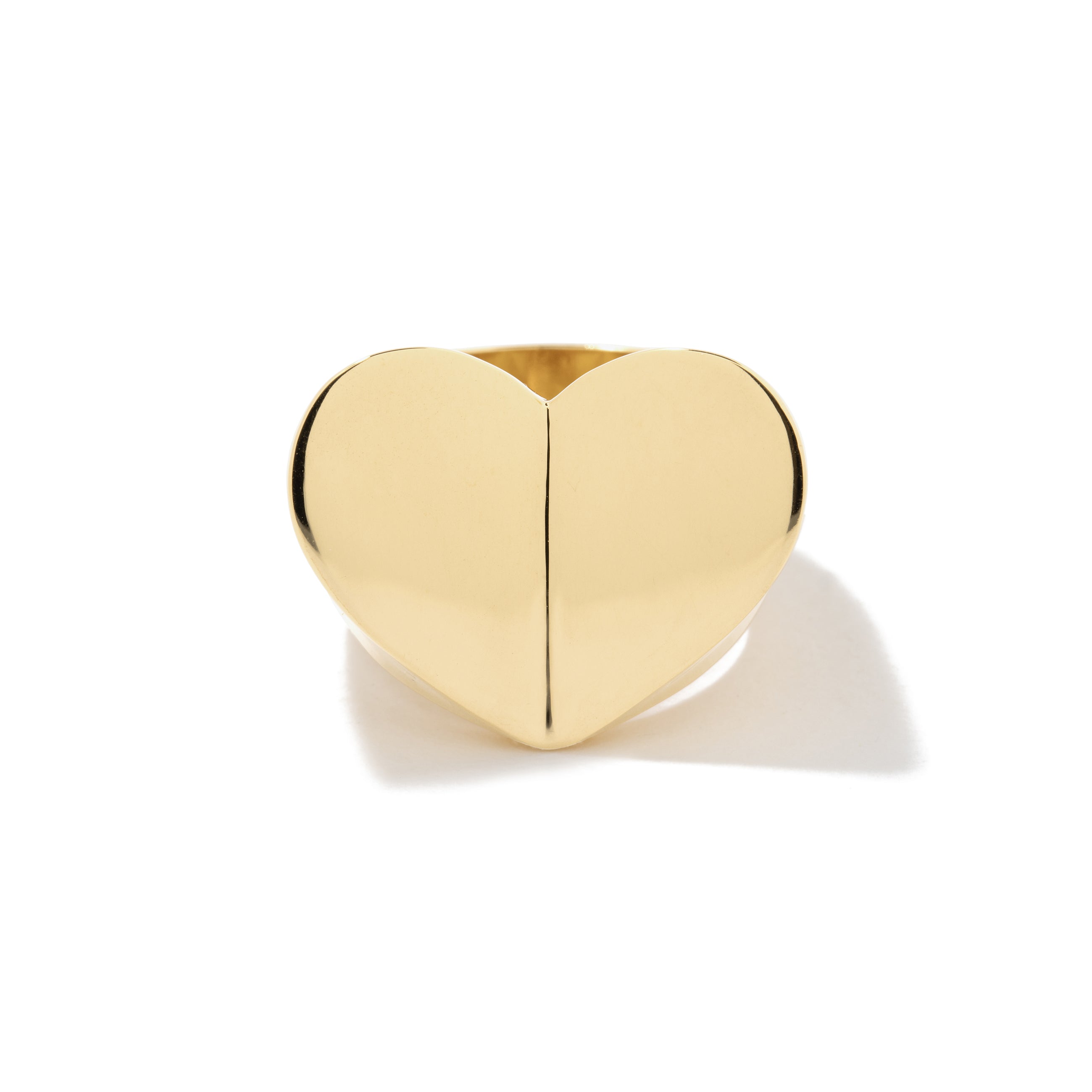 Gold Cleo Heart Ring