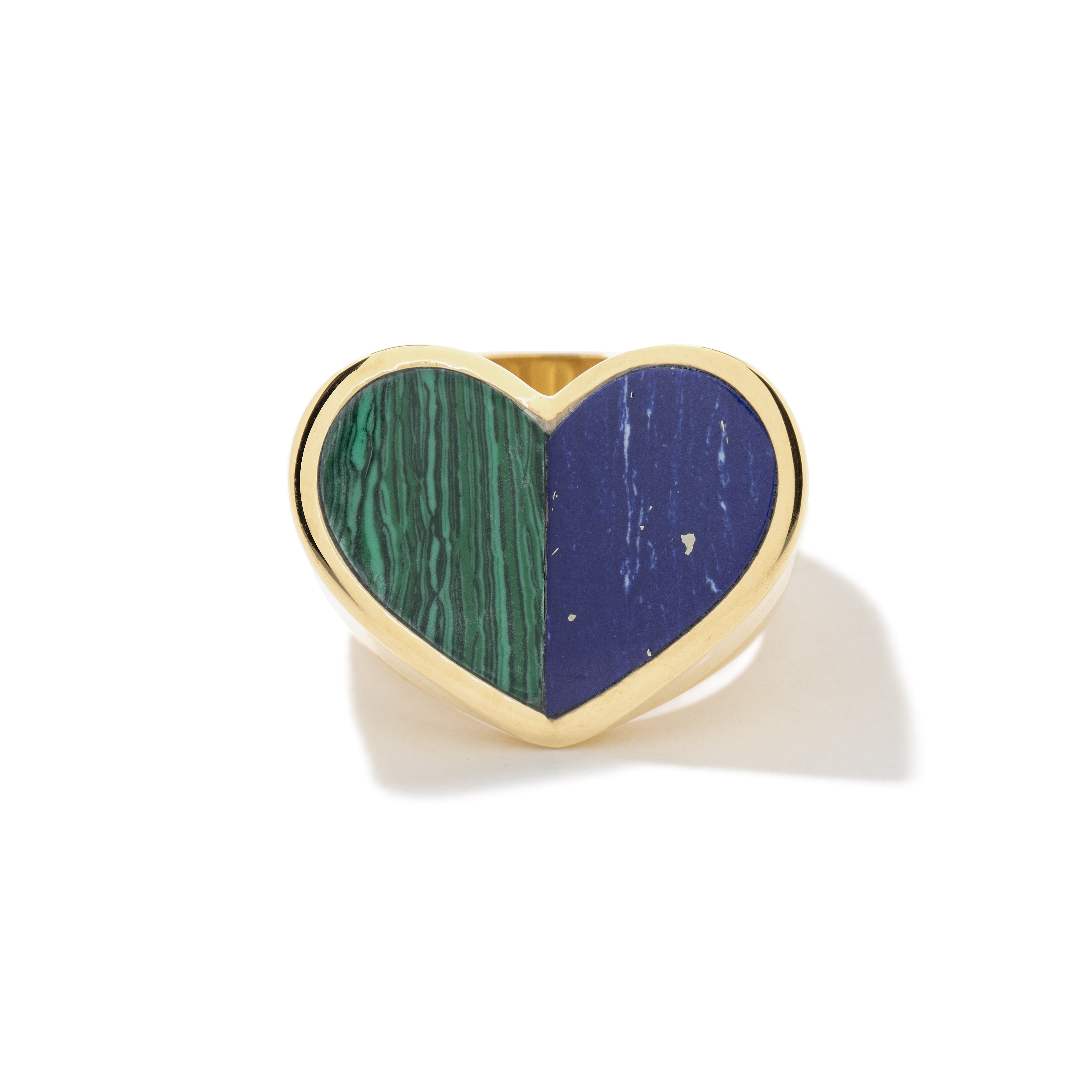 Inlay Cleo Heart Ring