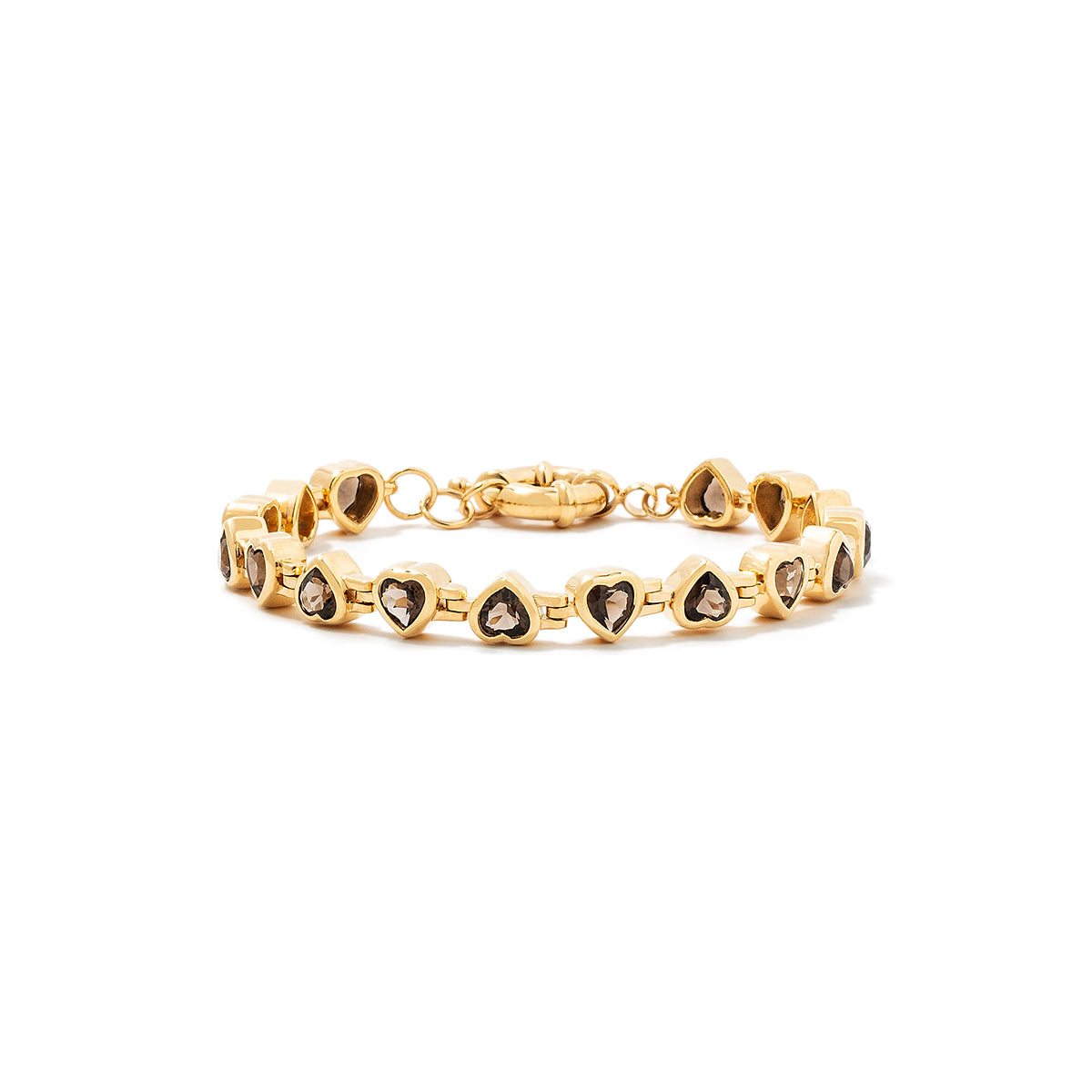 Small Heartthrob Bracelet gold plated — Minnie Lane Designs