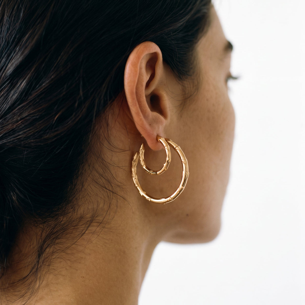 Gold Secret Stash Asparagus Hoops