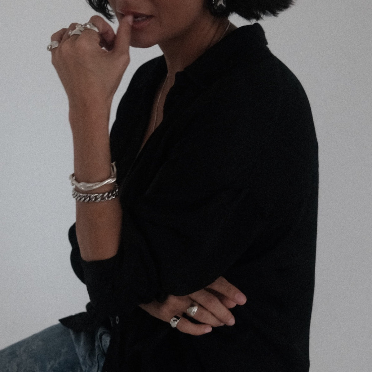 Silver Vera Cuban Chain Bracelet