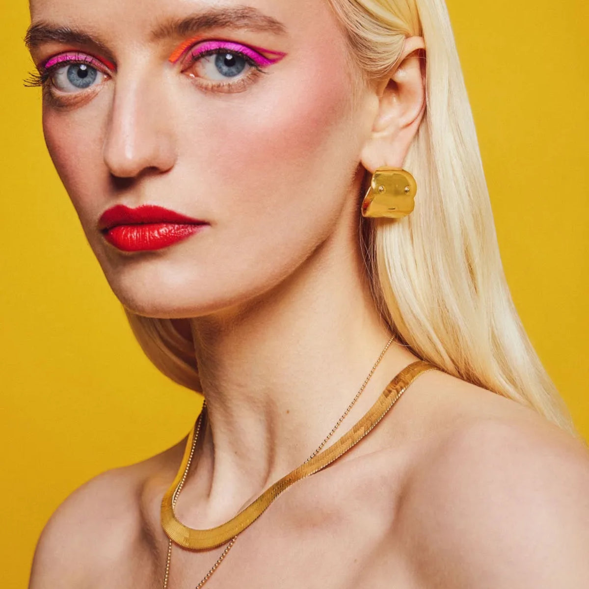 Gold Baubo Hoops