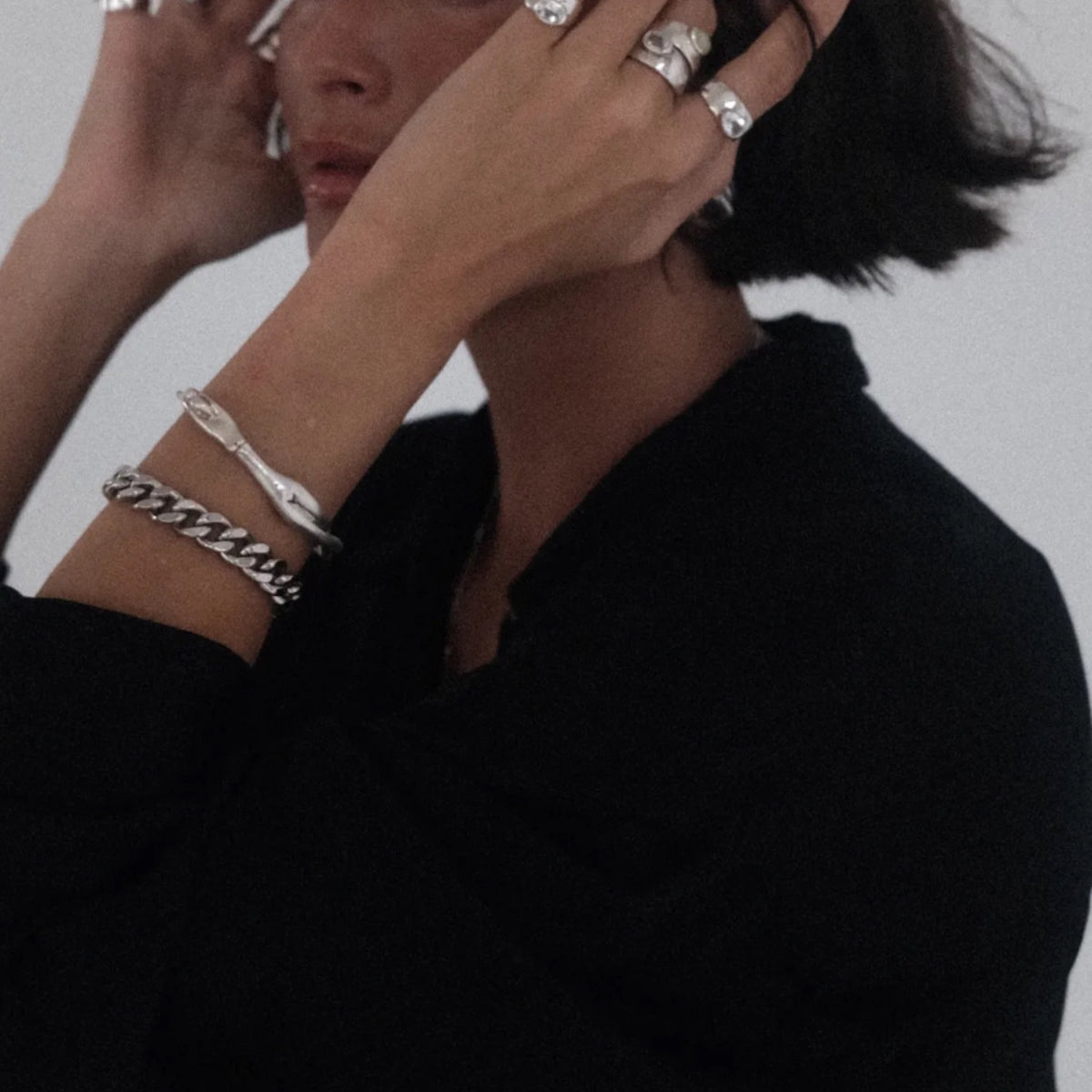 Silver Vera Cuban Chain Bracelet