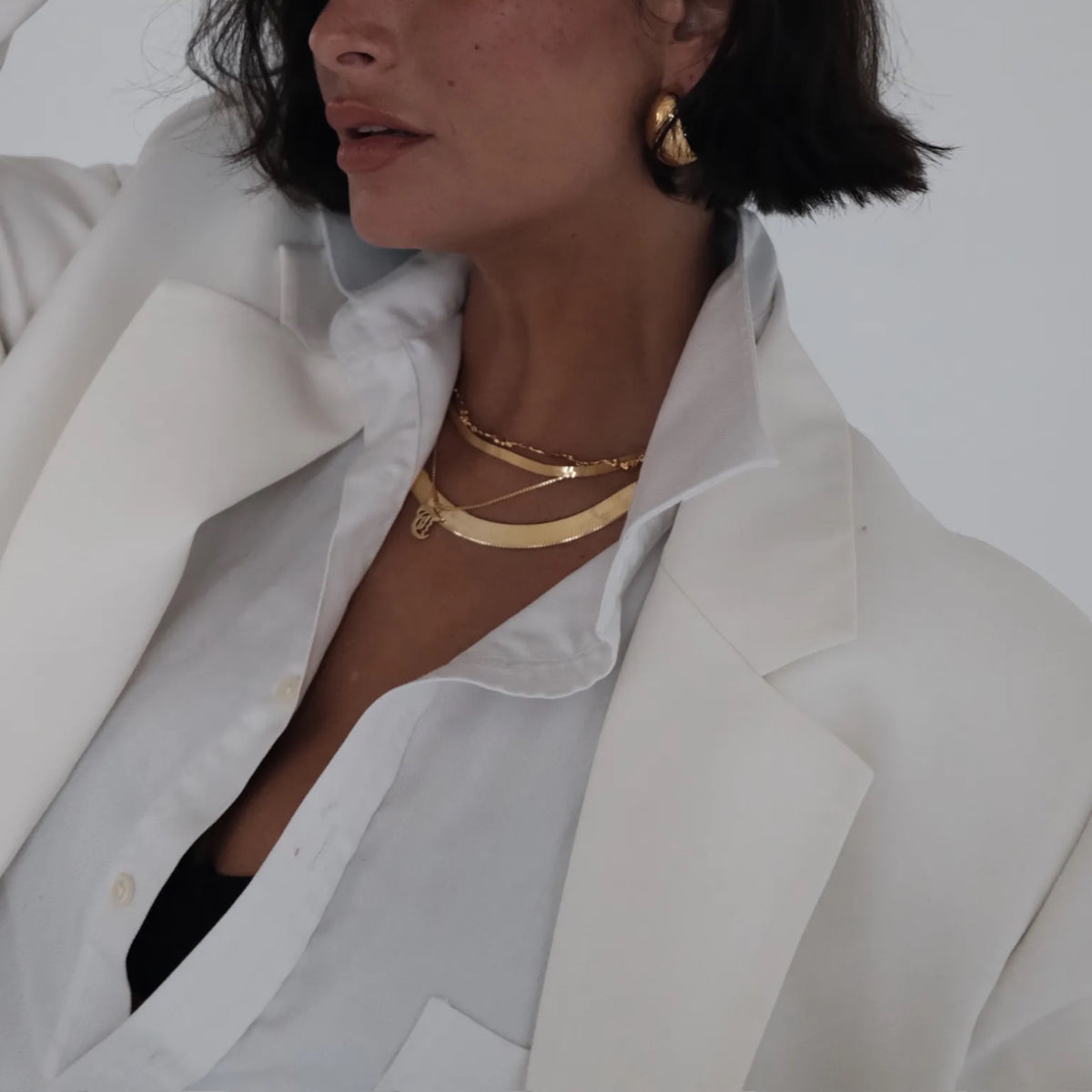 Gold Freya Hoops