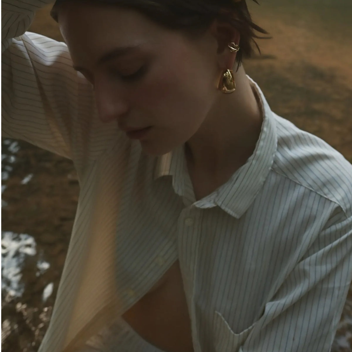 Gold Freya Hoops