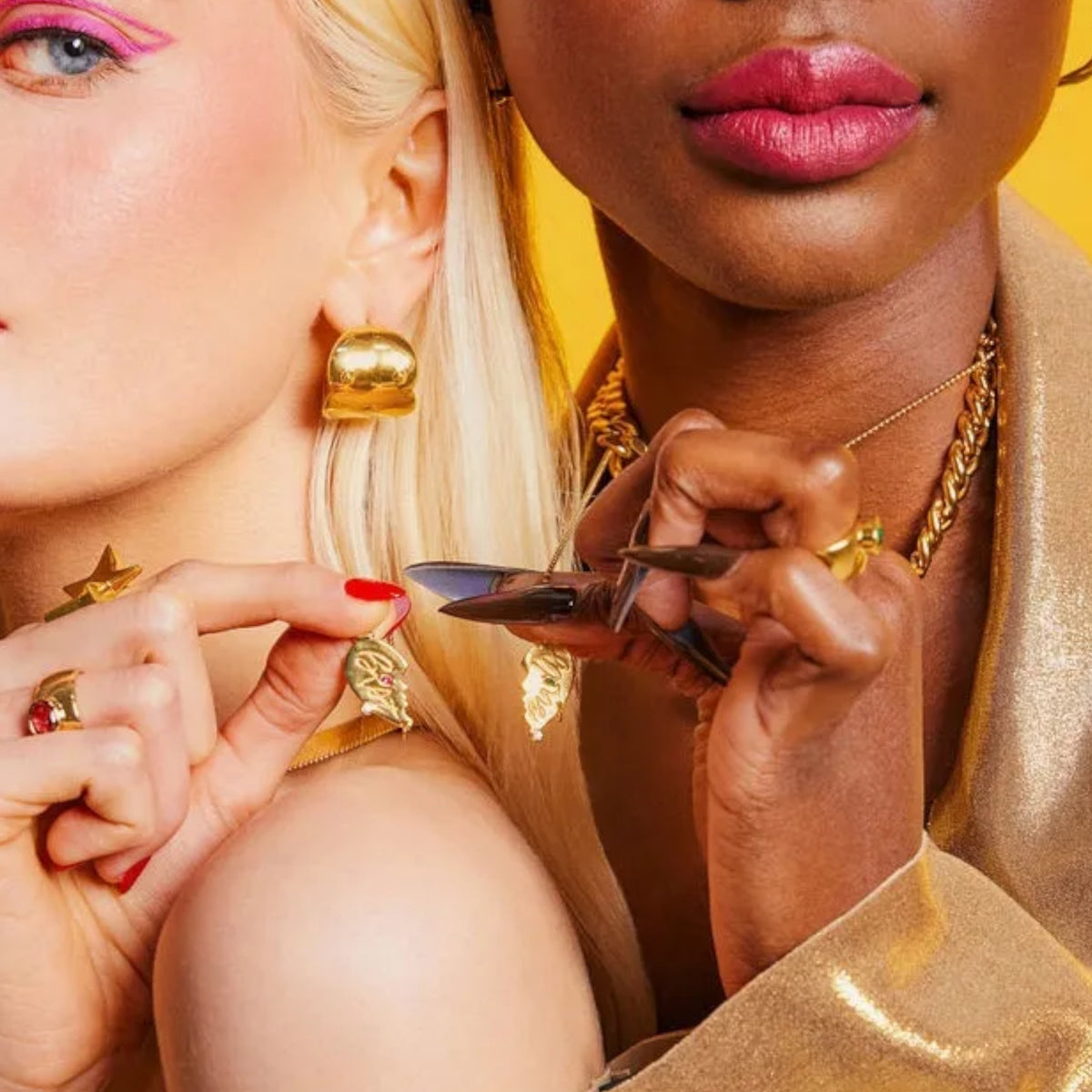 Gold Baubo Hoops