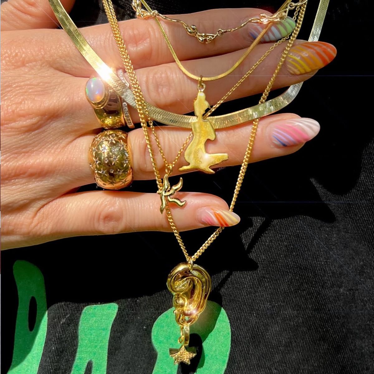 Mafer Charm Necklace