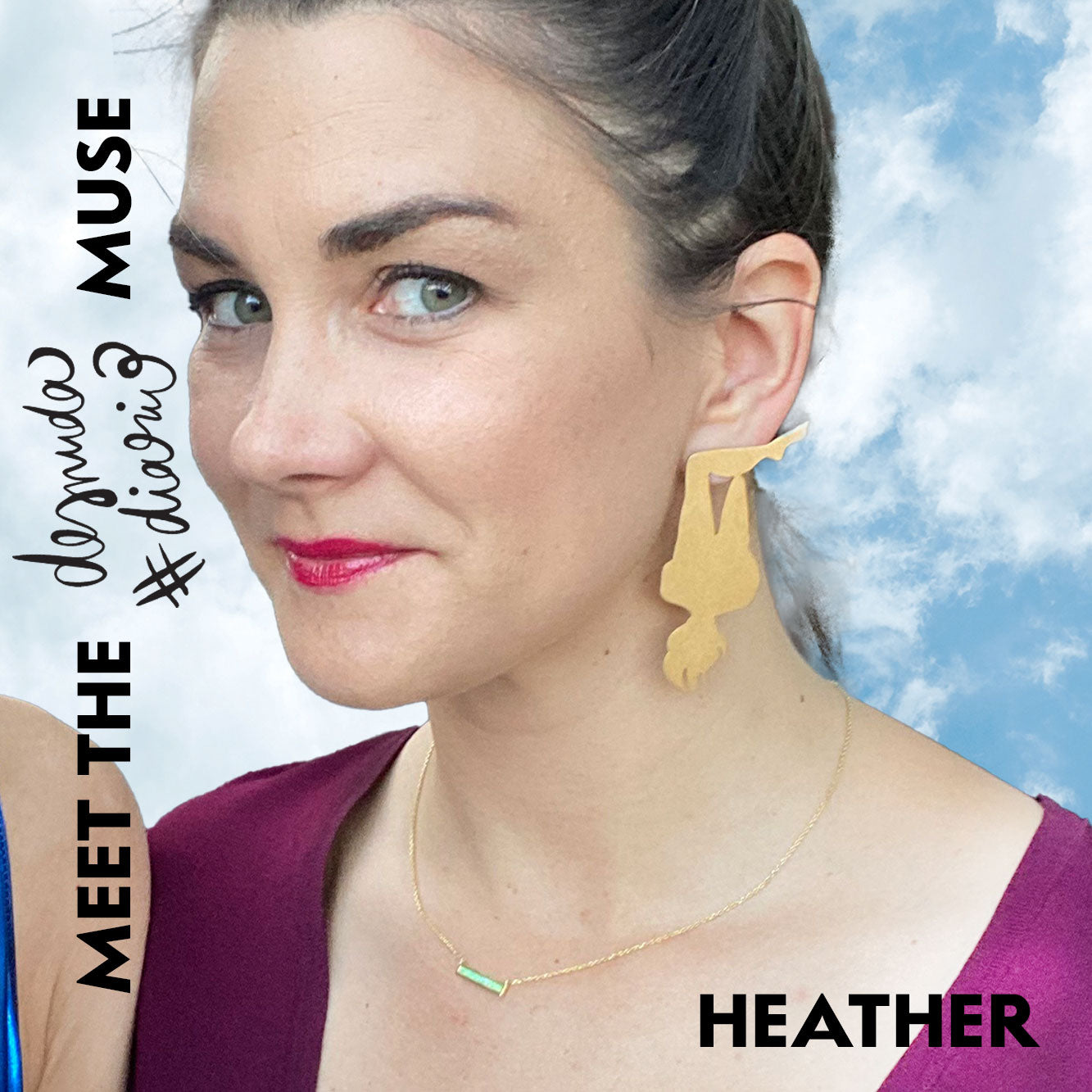 Heather Silhouette Earrings