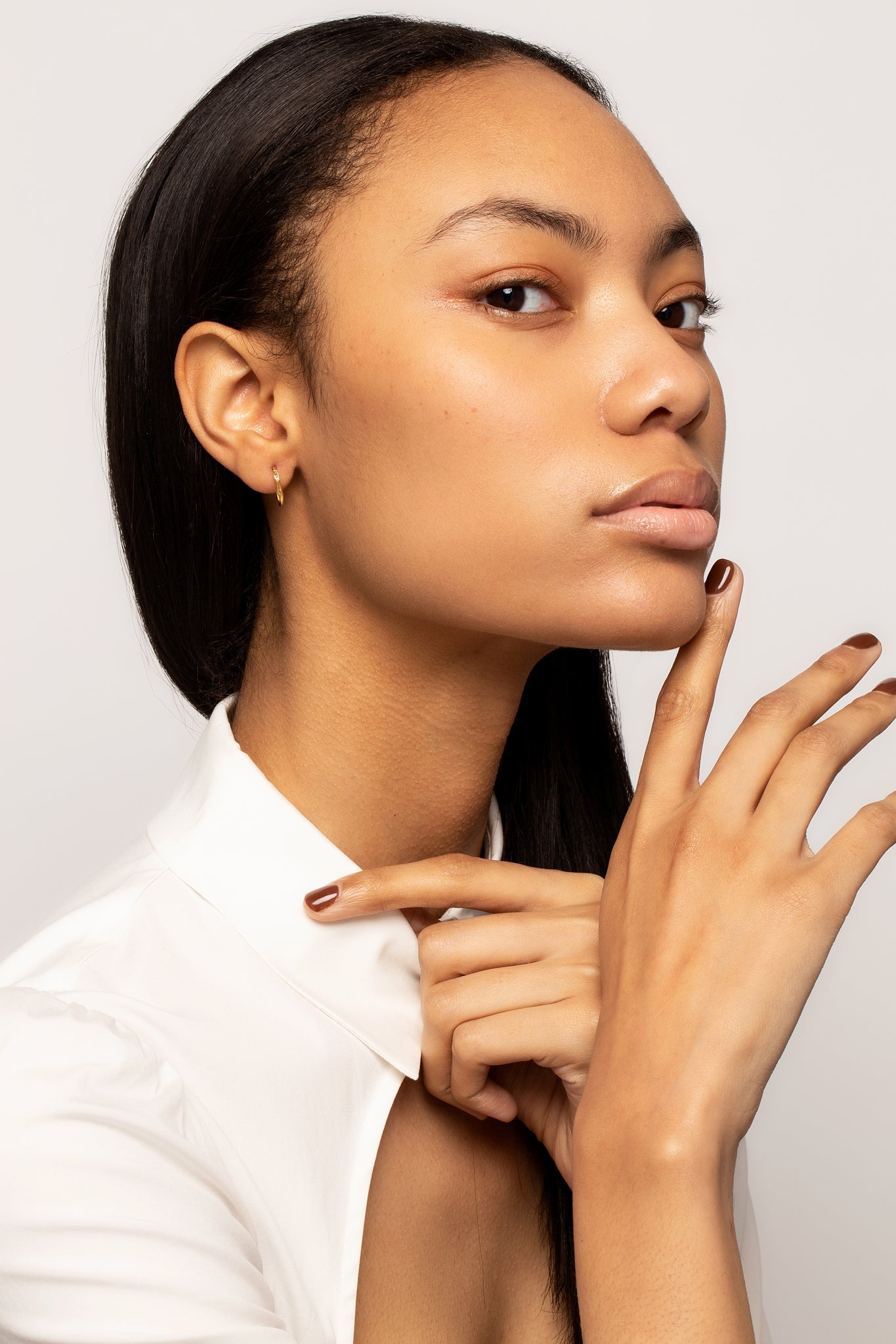 Gold Scarlett Extra Small Hoops