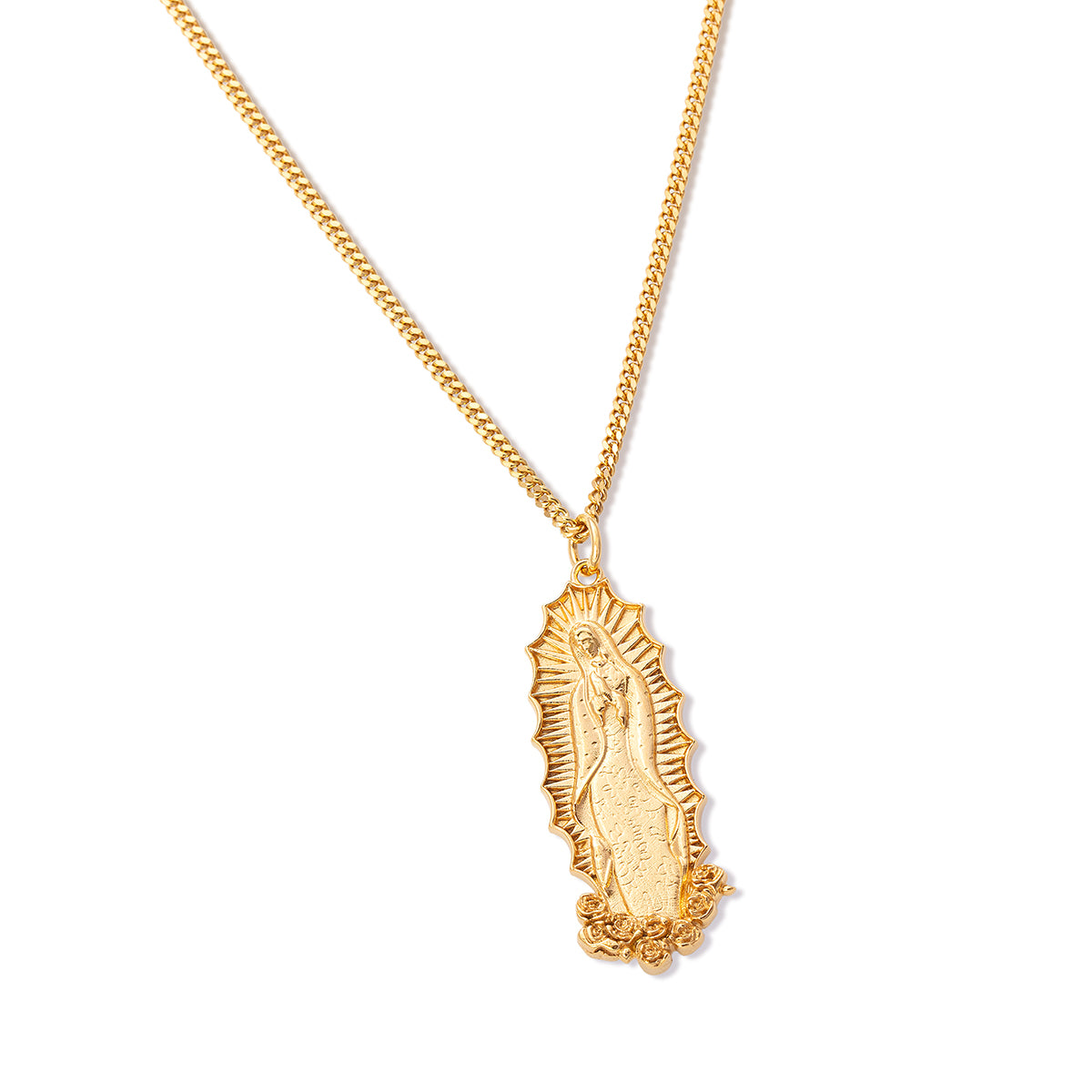 Gold Guadalupe Necklace