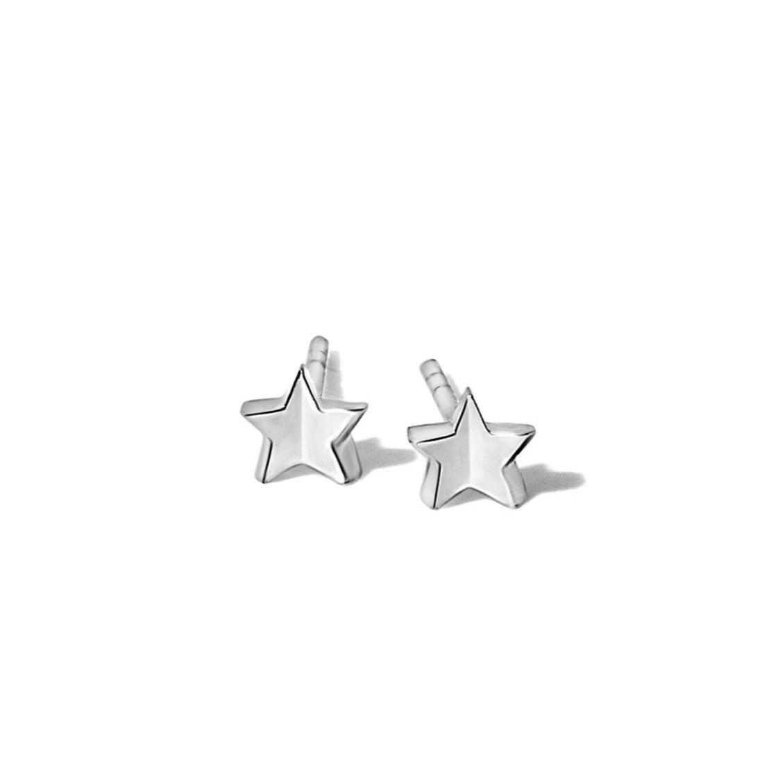 Silver Alice Star Studs