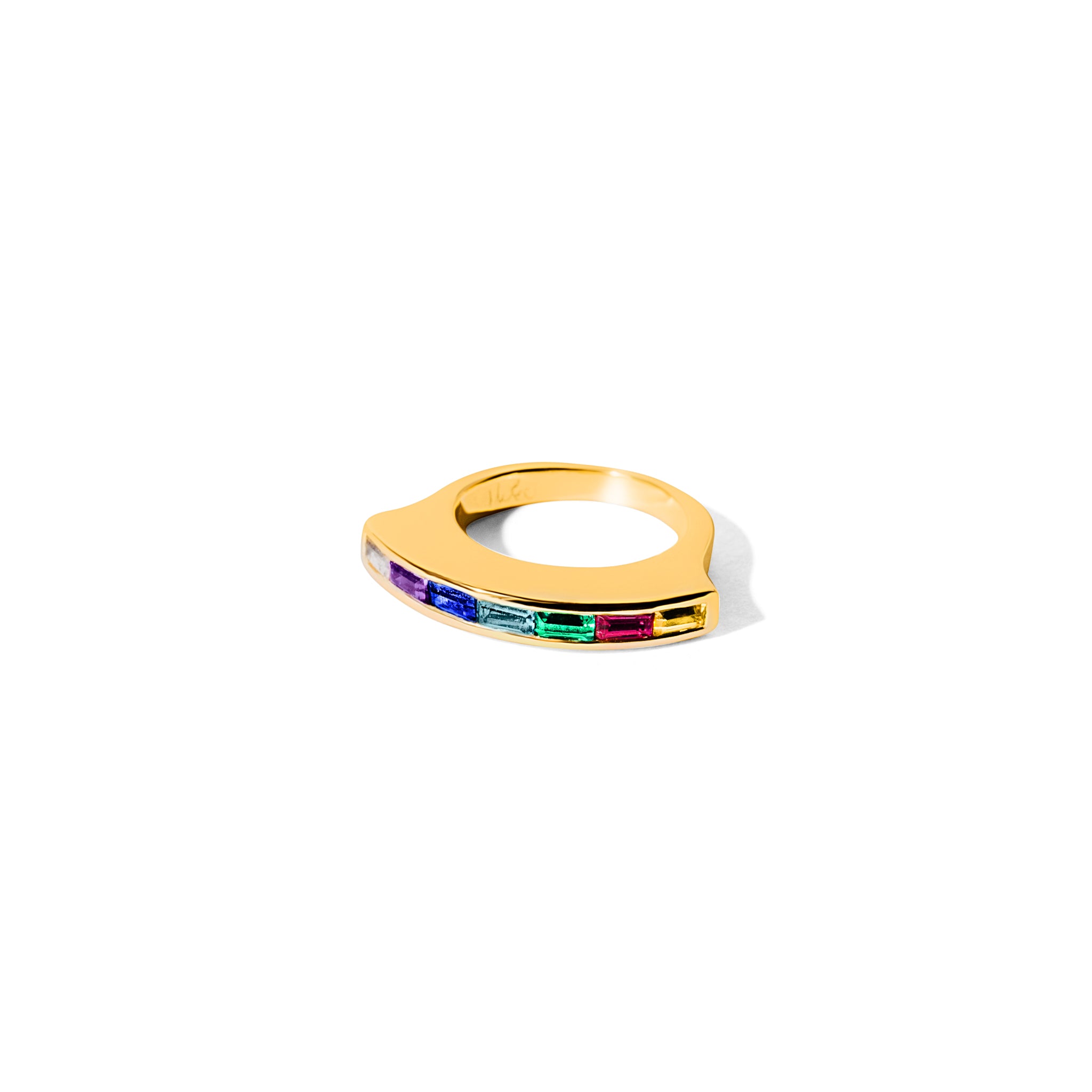 Rainbow Gotham Dome Ring