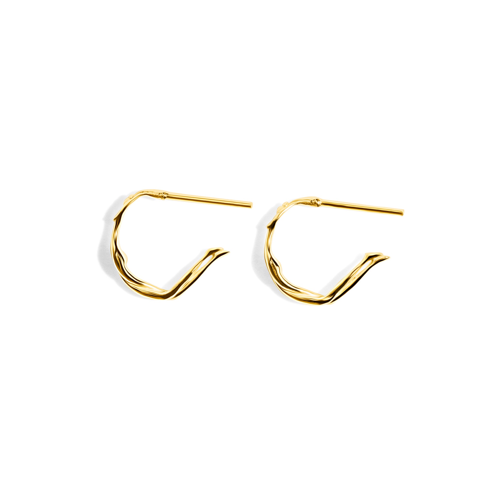 Gold Scarlett Extra Small Hoops