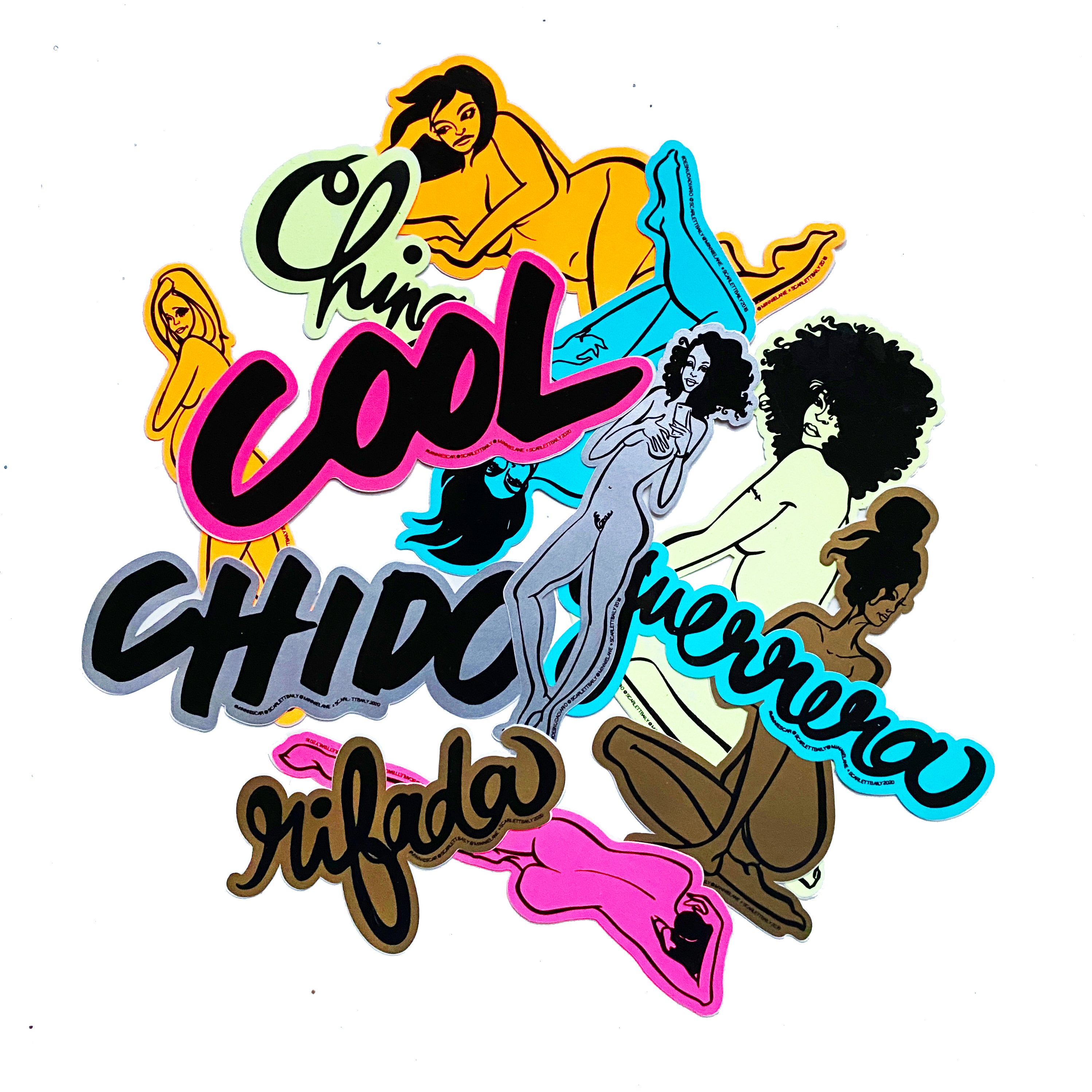 Scarlett Sticker Packets