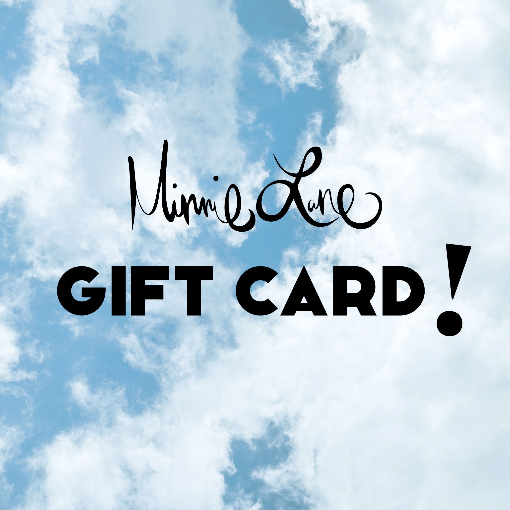 Minnie Lane Gift Card