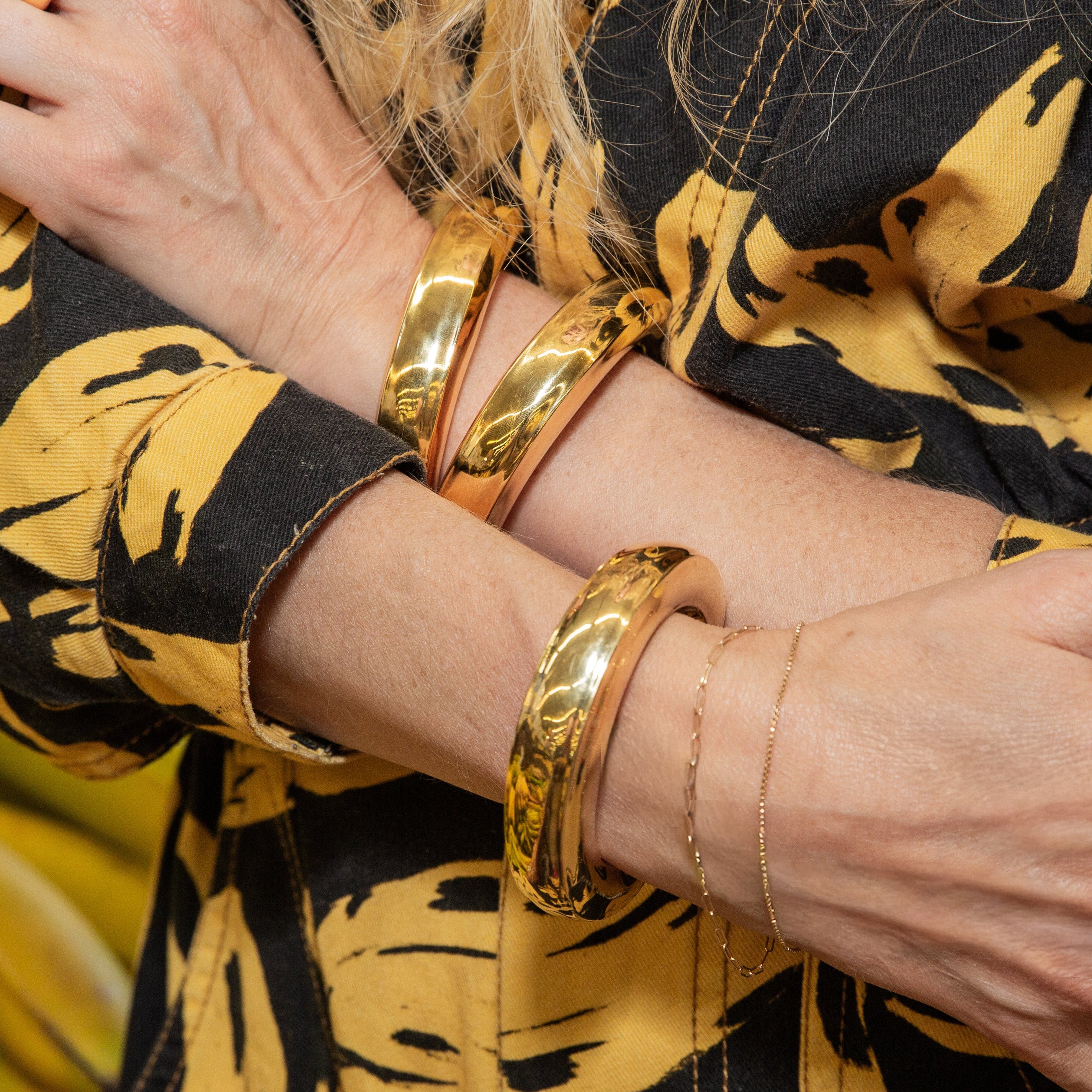 Ape$h!t Gold Banana Cuff