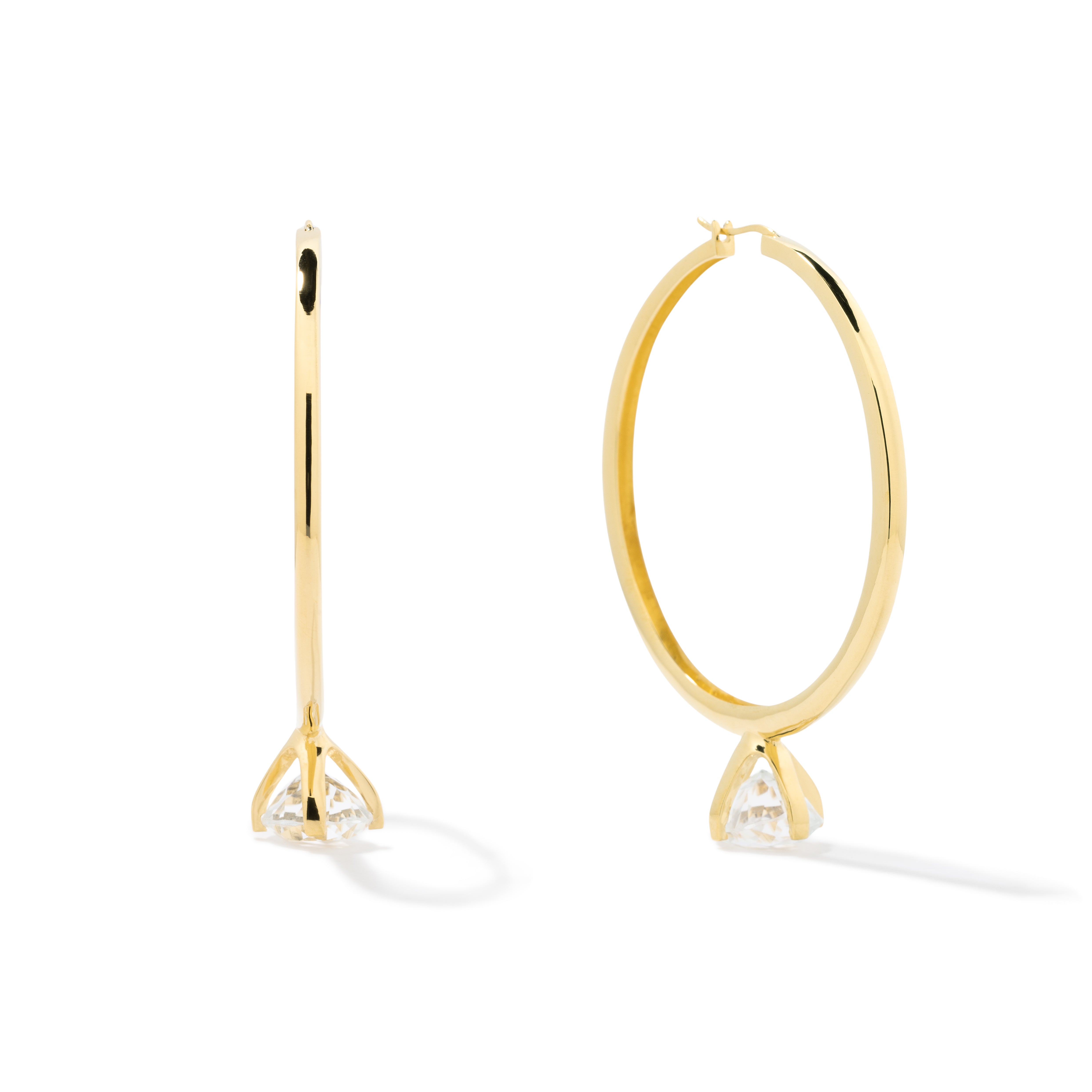 Gold Marry Me Large Hoops