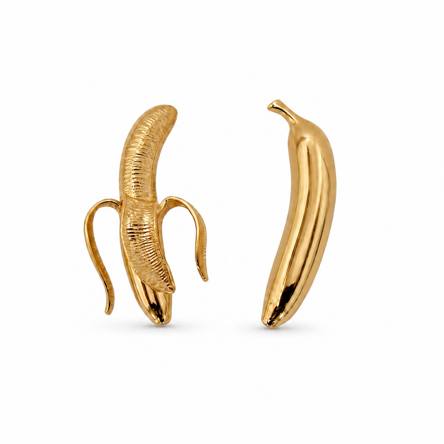 Ape$h!t Gold Banana Earrings