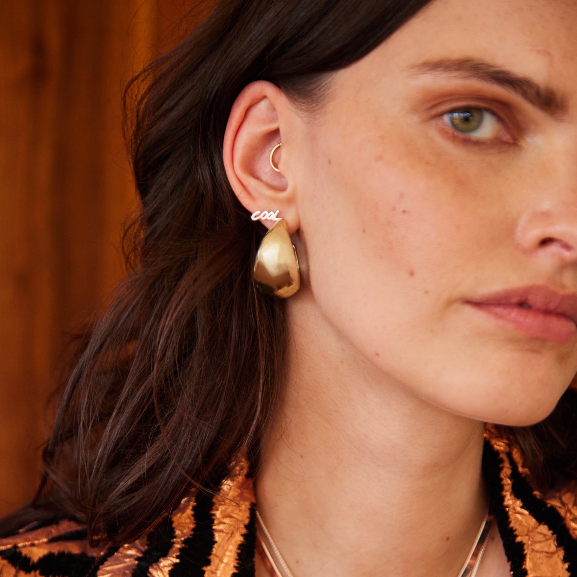 Gold Freya Hoops