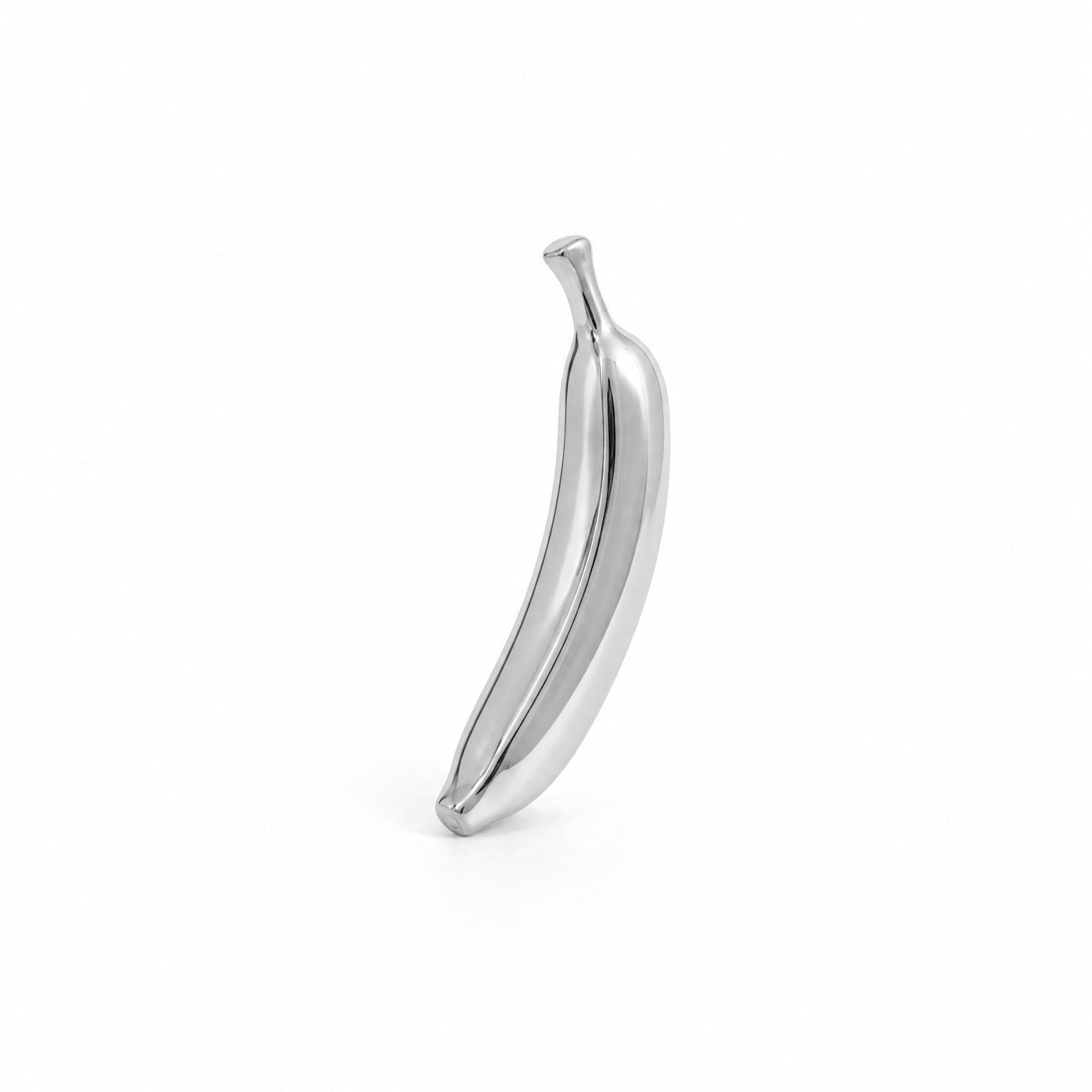 Silver Banana Brooch