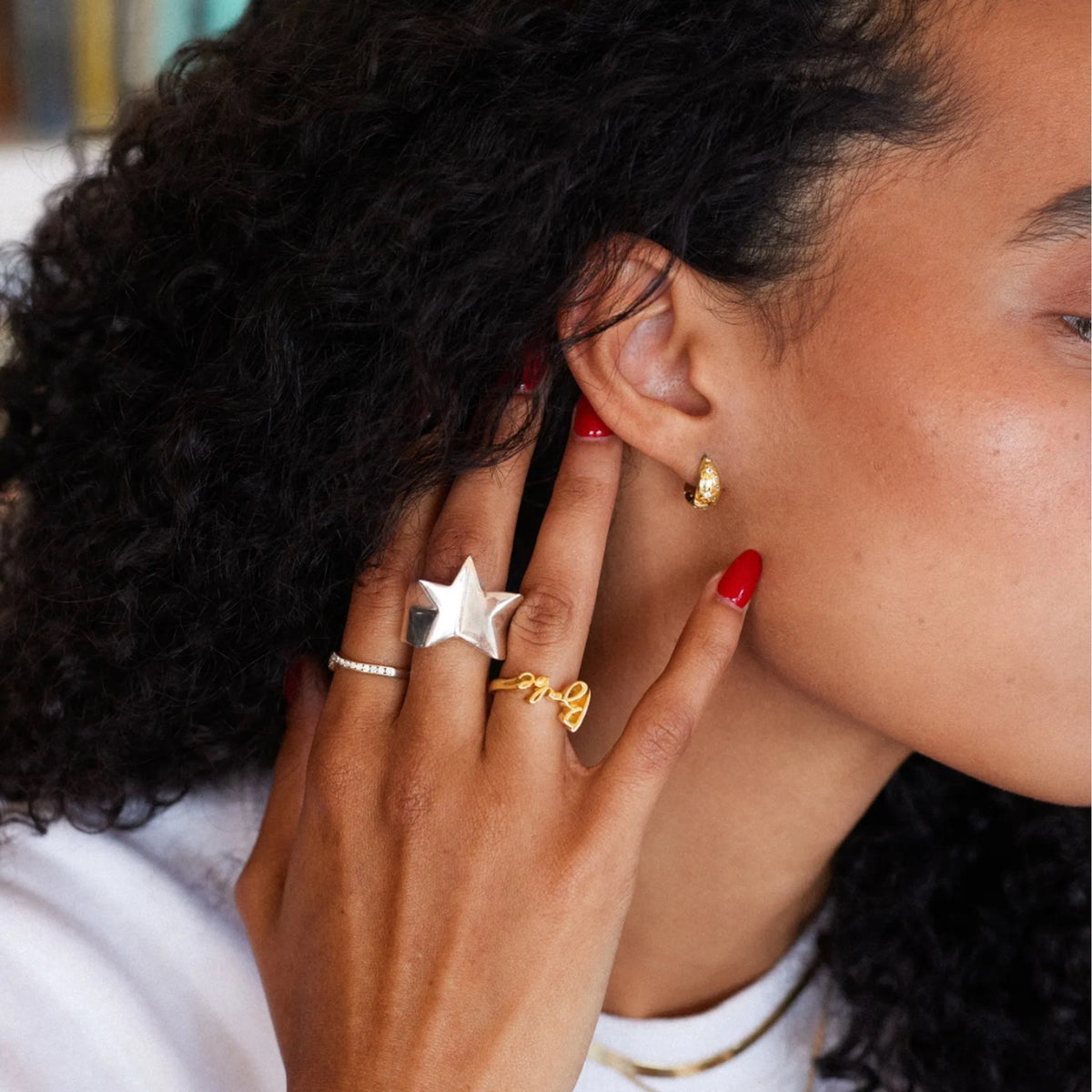 Gold Babe Ring