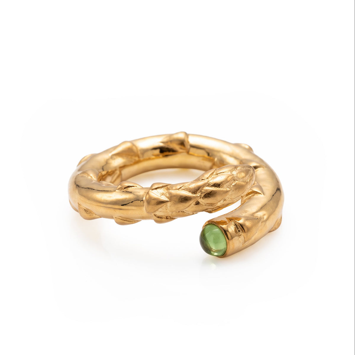 Gold Secret Stash Asparagus Ring