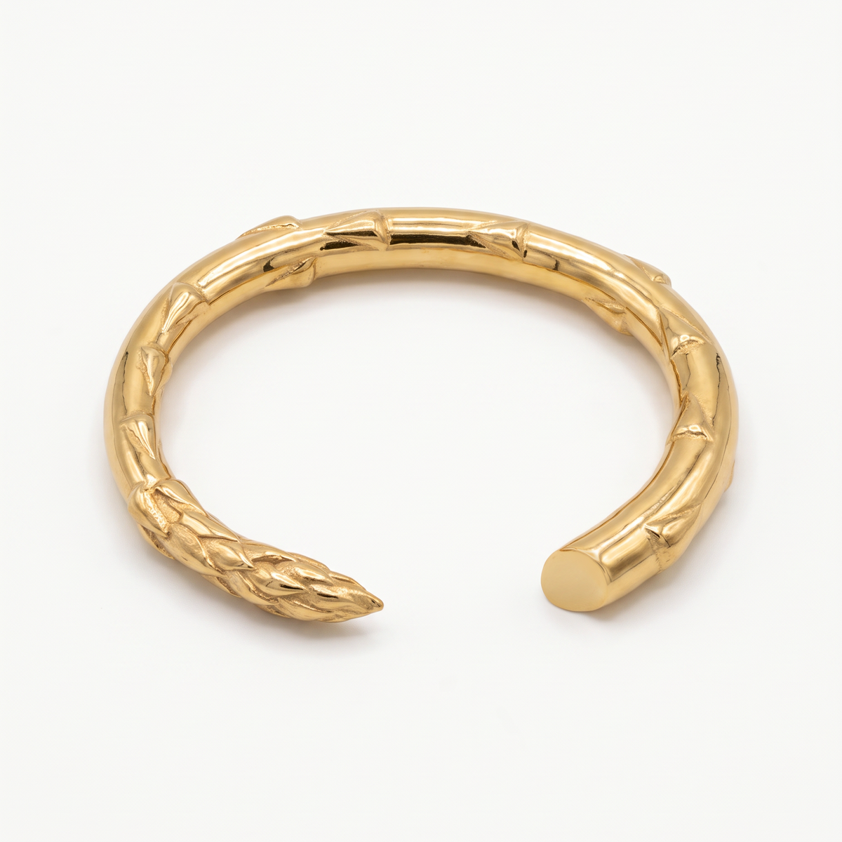 Gold Secret Stash Asparagus Cuff