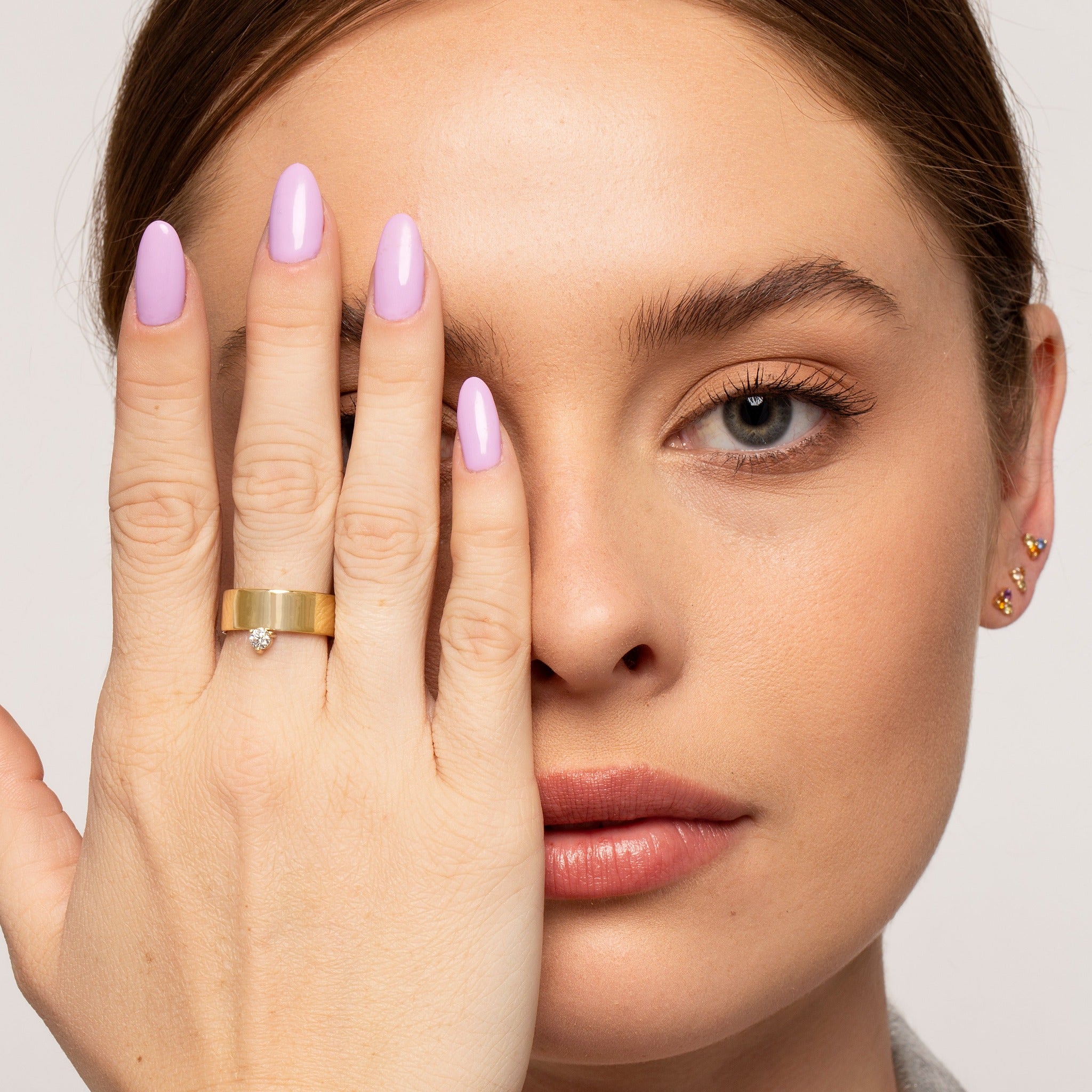 14k Gold Dada Diamond Ring