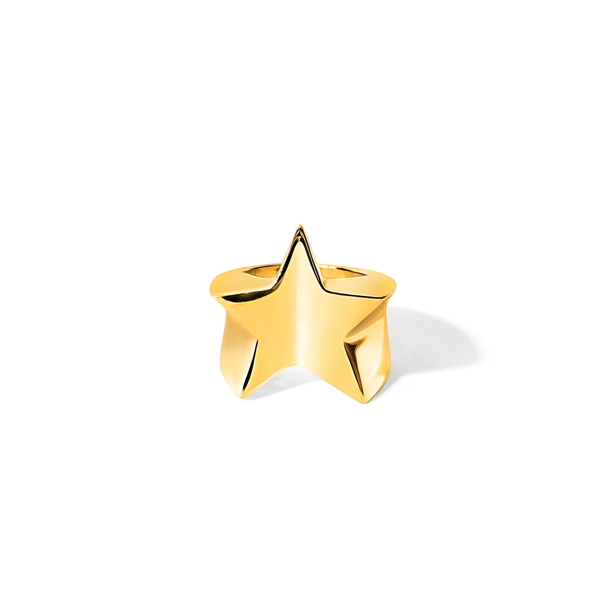 Gold Alice Star Ring