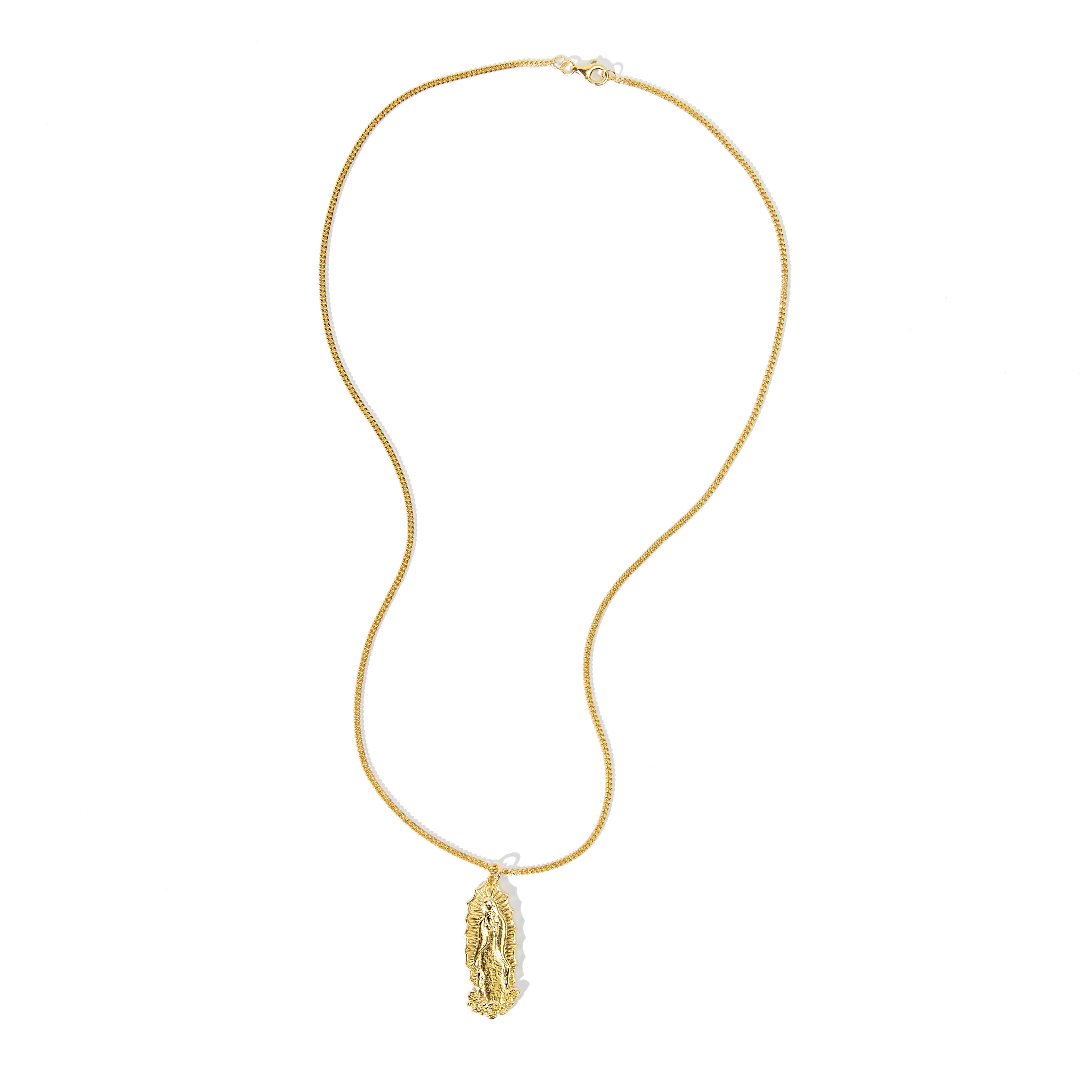Gold Guadalupe Necklace